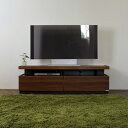【 在庫1台限り 】【数量限定SALE】日本製 国産 RS テレビ台 150cm テレビボード ローボードカラー| ブラウンサイズ| 幅 150 奥行45 高さ45cm生産国| 国産 日本製主素材| 硬質紙 ウォールナット 柄北欧ローボード ロータイプテレビ台