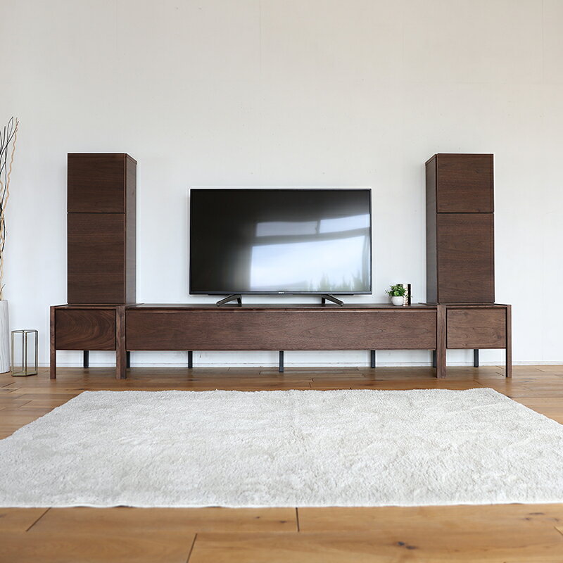 クーポン祭り開催中【 在庫わずか 】商品名| RST テレビ台 180cm テレビボードセット カラー| ブラウン ウォールナット無垢材サイズ| 幅 2600 奥行 445 高さ 1302 mm生産国| 国産 日本製ローボード※半完成品(脚部の取り付けが必要です)
