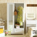 商品名| SAN ハンガーラック ミラー付きカラー| ホワイトサイズ| 幅 80 奥行40 高さ150 センチ姿見鏡 引き出しハンガーラック コートハンガーミド...