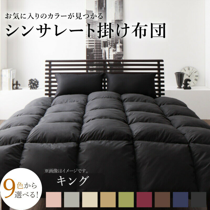 9色から選べる シンサレート入り掛布団キング