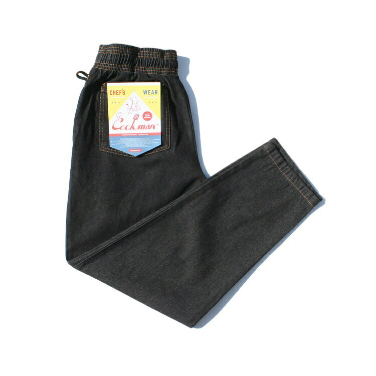 【公式・正規取扱】クックマン COOKMAN シェフパンツ デニム ブラック Chef Pants 
