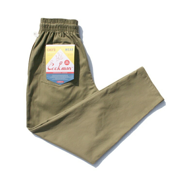 【公式・正規取扱】クックマン COOKMAN シェフパンツ オリーブ Chef Pants Olive 231-32806 ストリート アメカジ ブランド メンズ 送料無料