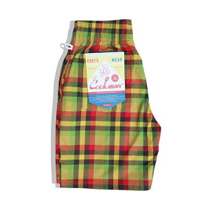 ڸ谷ۥåޥ COOKMAN ե硼ȥѥ Сå ޥ Chef Short Pants Burger Check Multi 231-01817 ȥ꡼ ᥫ ֥  ǥ ˥å ˽ ̵