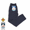 クックマン COOKMAN ウエイターズパンツ ストライプ ネイビーWaiter's Pants Stripe Navy 231-01860 ストリート アメカジ ブランド メンズ レディース ユニセックス 送料無料