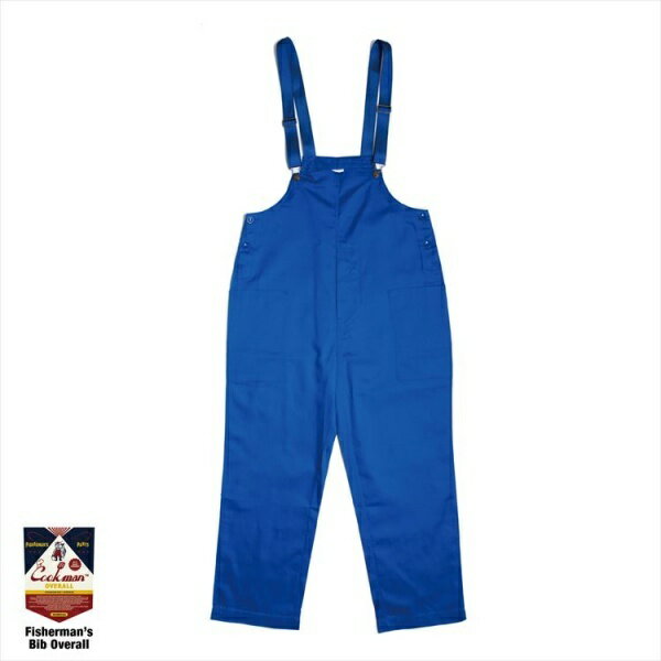 クックマン COOKMAN フィッシャーマンズ ビブ オーバーオール ディープブルー Fisherman's Bib Overall Deep Blue 231-01871 ストリート アメカジ ブランド メンズ 送料無料