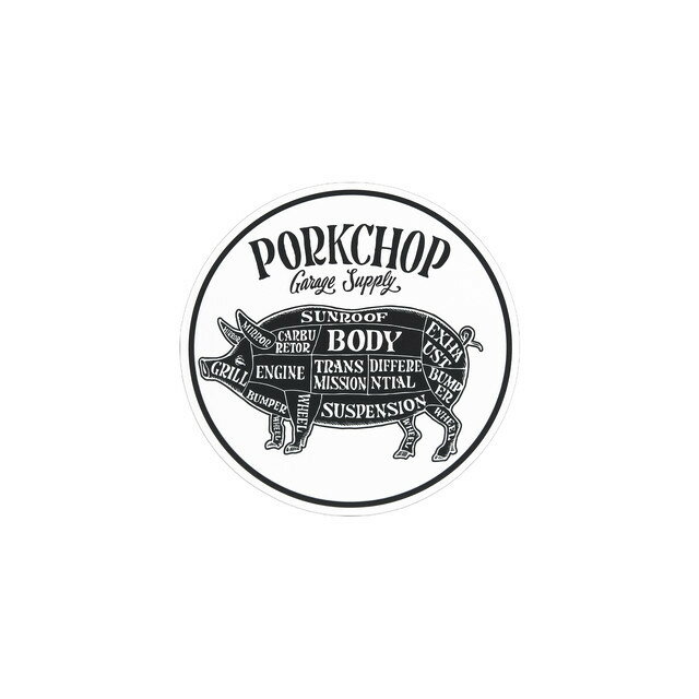 ڸ谷ۥݡåץ졼ץ饤 PORKCHOP GARAGE SUPPLY PORKCHOP CIRCLE STICKE...