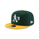 ニューエラ キャップ NEW ERA CAP 59FIFTY MLB オンフィールド オークランド アスレチックス ホーム ダークグリーン/Aゴールド 13554985 ベースボール メジャーリーグ 帽子 メンズ レディース ユニセックス 男女兼用 大きいサイズ プレゼント 送料無料