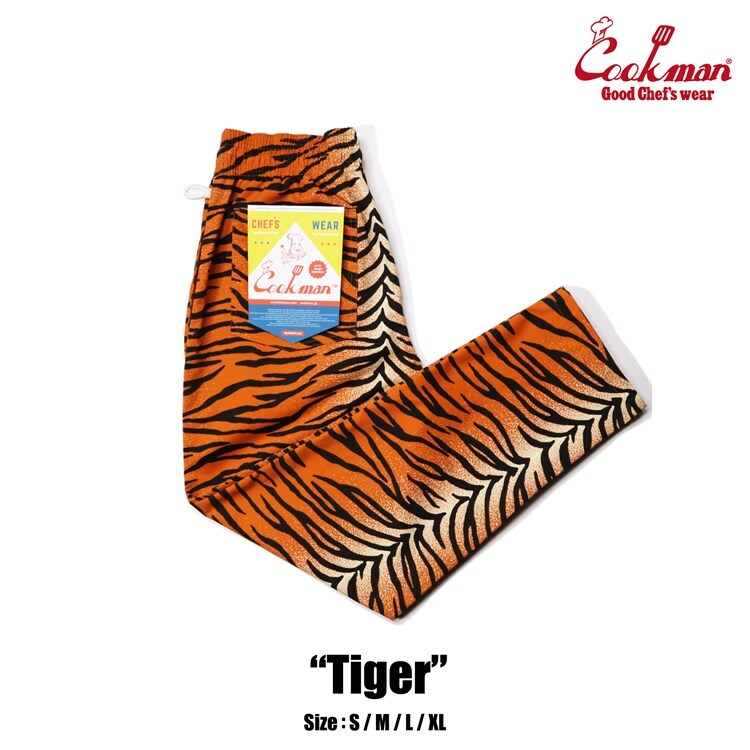 【公式・正規取扱】クックマン COOKMAN シェフパンツ Chef Pants Tiger Orange 231-21883 タイガー ストリート アメカジ ブランド メン..