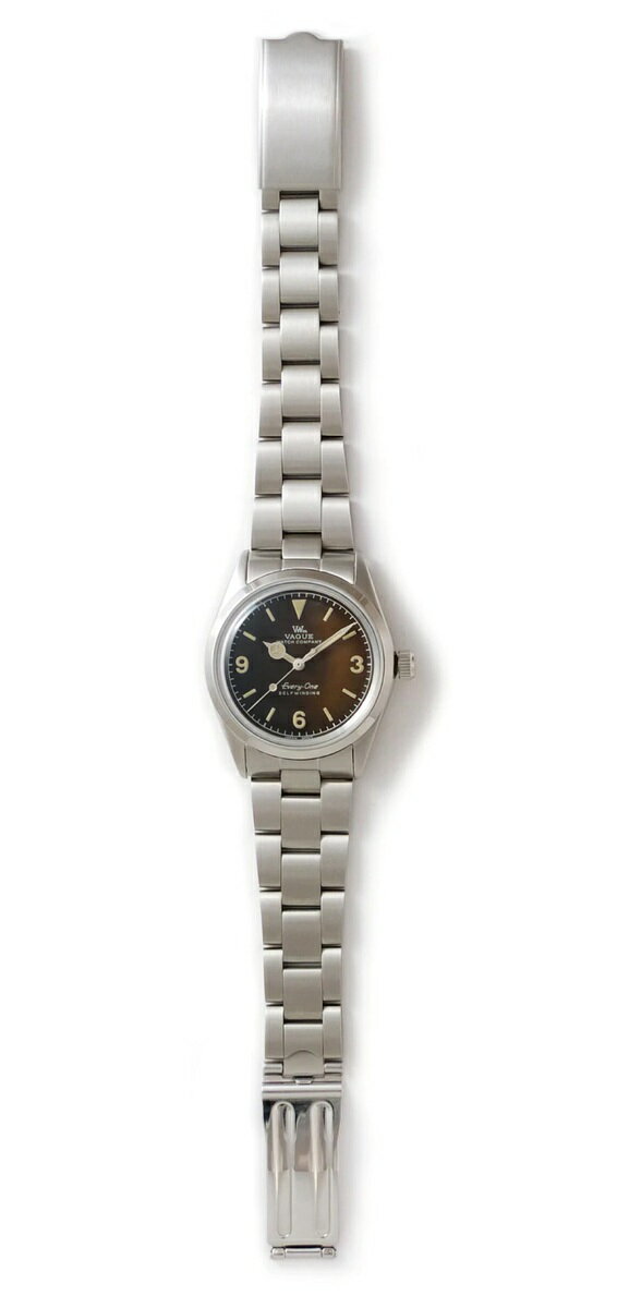 【公式・正規取扱】ヴァーグウォッチカンパニー VAGUE WATCH CO. Every-One Brown Gradation E1-L-002 時計 ウオッチ 日本製 自動巻きムーブメント ドーム型硬質 クリスタルガラス アンティーク ブランド メンズ 送料無料
