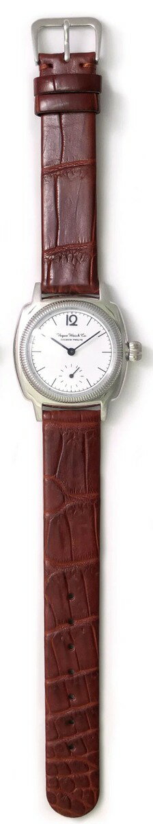 【公式・正規取扱】ヴァーグウォッチカンパニー VAGUE WATCH CO. Coussin 12 Croco Brown CO-L-012-SS-BR 時計 エクステンション ベルト 日本製 クォーツムーブメント アンティーク メンズ 送料無料