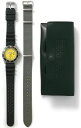 【公式 正規取扱】ヴァーグウォッチカンパニー VAGUE WATCH CO. Diver 039 s Son Yellow DS-L-002 時計 ダイバーズ 日本製 デイト表示付き 日本製クォーツムーブメント ドーム型硬質 クリスタルガラス アンティーク メンズ 送料無料