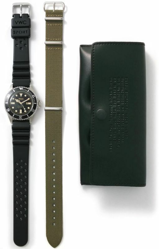 【公式・正規取扱】ヴァーグウォッチカンパニー VAGUE WATCH CO. Diver's Son Black DS-L-001 時計 ダイバーズ 日本製 デイト表示付き 日本製クォーツムーブメント ドーム型硬質 クリスタルガラス アンティーク メンズ 送料無料