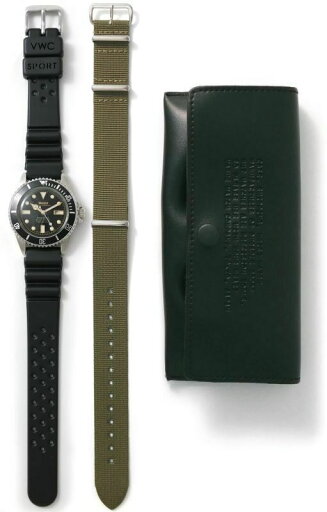 【公式・正規取扱】ヴァーグウォッチカンパニー VAGUE WATCH CO. Diver's Son Black DS-L-001 時計 ダイバーズ 日本製 デイト表示付き 日本製クォーツムーブメント ドーム型硬質 クリスタルガラス アンティーク メンズ 送料無料