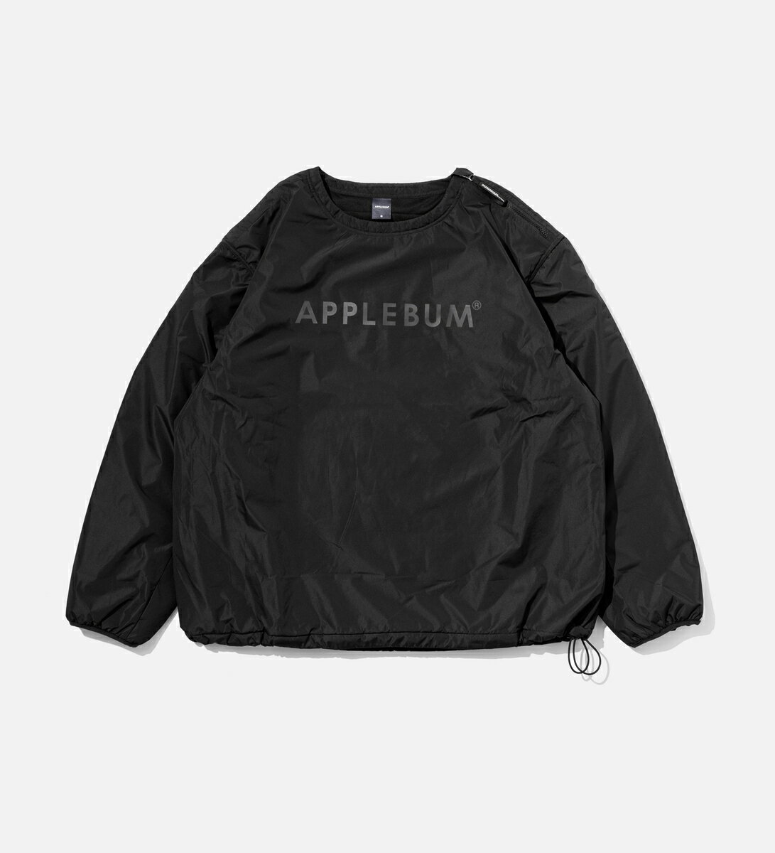 【40%OFF!!】【公式・正規取扱】アップルバム APPLEBUM Crew Neck Pullover Jacket Black 2220613 プルオーバー ジャケット 送料無料のサムネイル