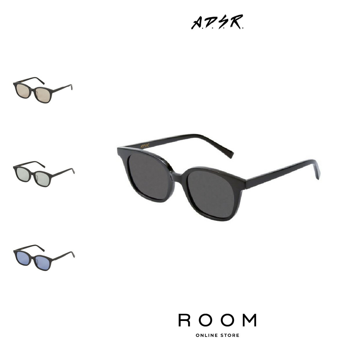 【公式 正規取扱】A.D.S.R. ADSR エーディーエスアール MONK 01 サングラス メガネ メンズ レディース ユニセックス 男女兼用 送料無料