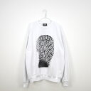 【30%OFF!!】【公式・正規取扱】NISHIMOTO IS THE MOUTH ニシモトイズザマウス BELIEVER MN SWEAT SHIRTS WHITE NIM-B14 スウェット トレーナー 送料無料