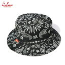 【公式・正規取扱】クックマン COOKMAN Bucket Hat Paisley Black 233-31165 ペイズリー バケットハット 帽子 ストリート アメカジ ブランド メンズ レディース ユニセックス 男女兼用 送料無料