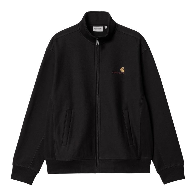 カーハート ジャケット メンズ 【正規代理店】カーハート WIP CARHARTT WIP AMERICAN SCRIPT JACKET BlackI 031686 アメリカンスクリプト スタンドカラー スウェット ジャケット トレーナー ストリート ブランド メンズ レディース ユニセックス 送料無料