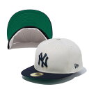  ニューエラキャップ NEWERA CAP 59FIFTY Powered by GORO NAKATSUGAWA（min-nano）ニューヨーク・ヤンキース ストーン ネイビーバイザー 14124655 MLB 帽子 メンズ レディース ユニセックス 男女兼用 送料無料