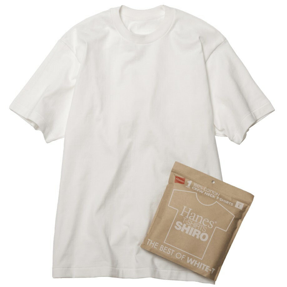【公式・正規取扱】 ヘインズ Hanes SHIRO クルーネックTシャツ 24SS Hanes T