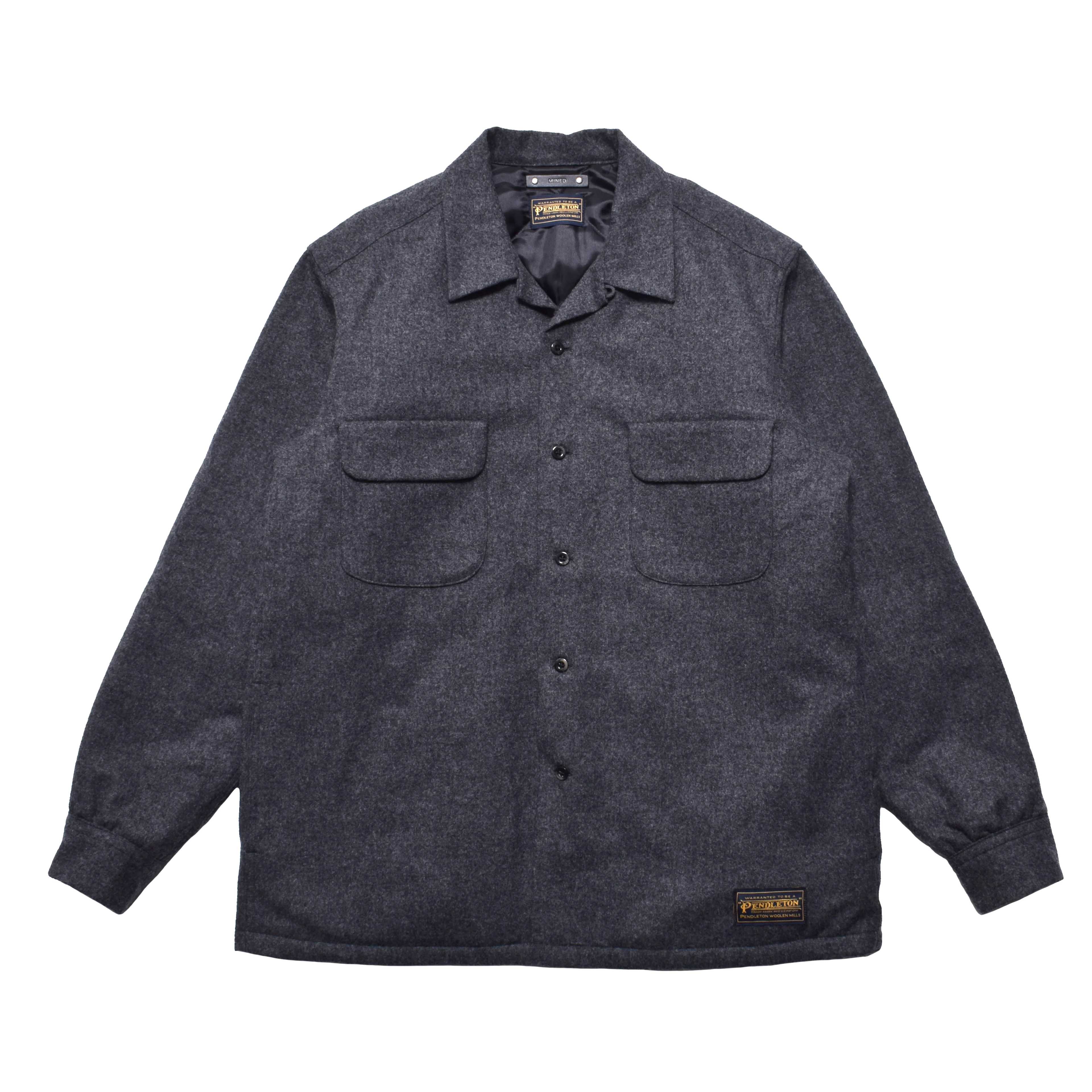 ڸ谷 ޥǥ˥ MINEDENIM PENDLETON Wool Quiltliner Open Collar SH MND-PDL504 ...