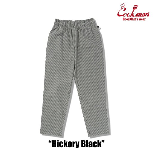 【公式・正規取扱】クックマン COOKMAN シェフパンツ Chef Pants Hickory Black 231-53812 パンツ メンズ レディース ユニセックス 男女兼用 送料無料