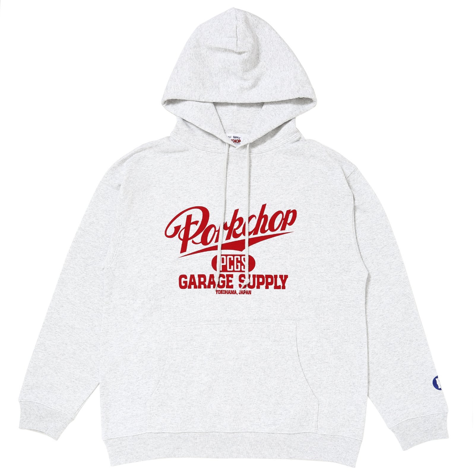 【正規代理店】 ポークチョップガレージサプライ PORKCHOPGARAGESUPPLY SCRIPT COLLEGE HOODIE フーデ..