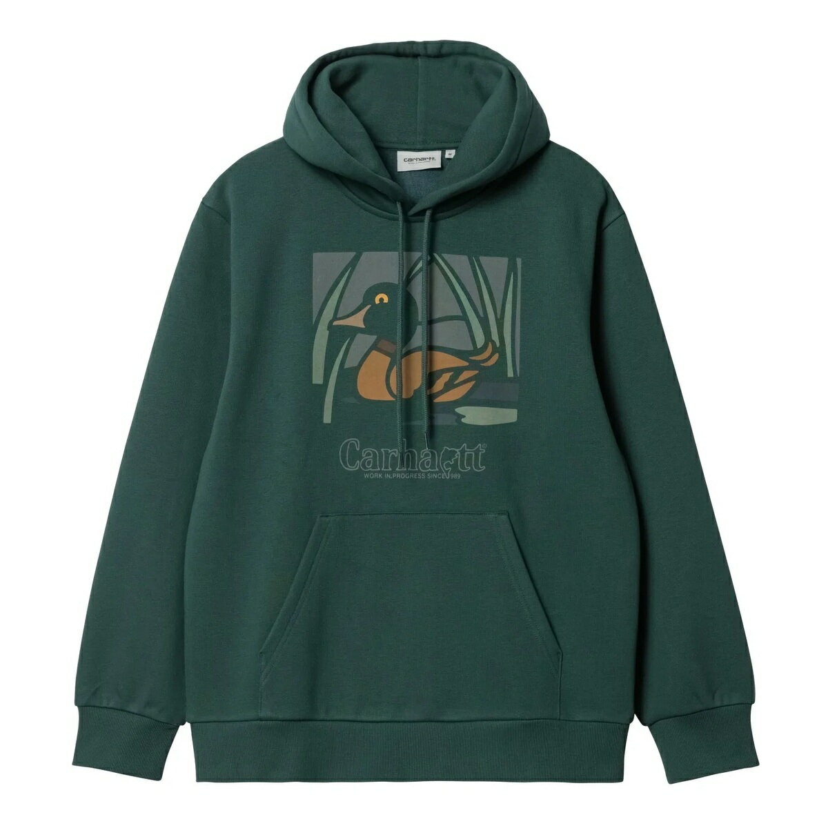 40 OFF【公式 正規取扱】カーハート WIP CARHARTT WIP HOODED DUCK POND SWEATSHIRT Juniper I031019 パーカー スウェット トレーナー ストリート ブランド メンズ レディース ユニセックス 送料無料