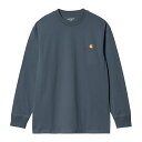 20%OFF【公式・正規取扱】カーハート WIP CARHARTT WIP L/S AMERICAN SCRIPT T-SHIRT Ore I029955-23AW XS-XXS アメリカンスクリプト ロンT Tシャツ ストリート ブランド メンズ レディース ユ…