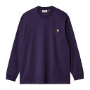 20%OFF【公式・正規取扱】カーハート WIP CARHARTT WIP L/S AMERICAN SCRIPT T-SHIRT Cassis I029955-23AW XS-XXS アメリカンスクリプト ロンT Tシャツ ストリート ブランド メンズ レディース ユニセックス 送料無料