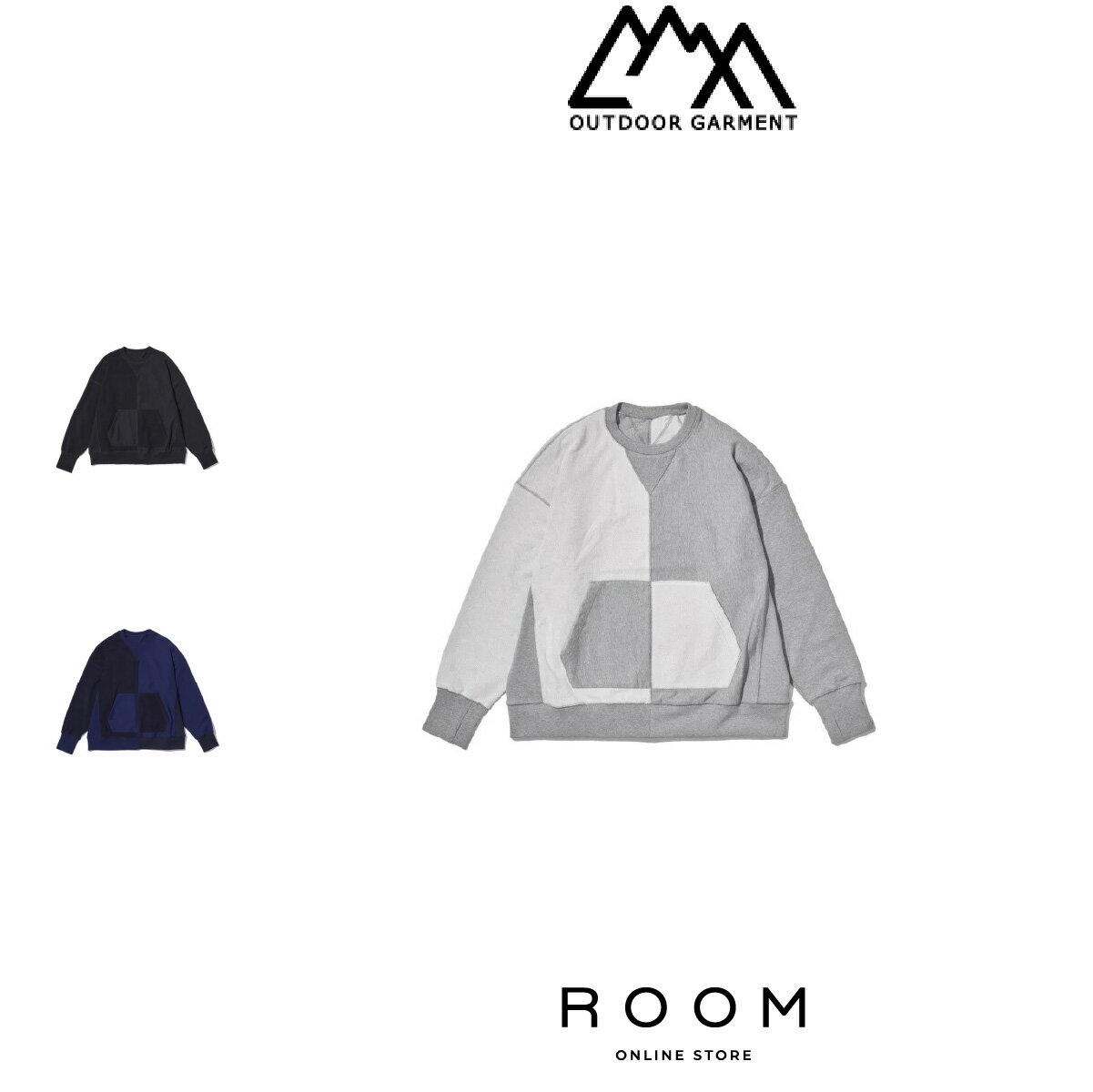 【公式・正規取扱】 CMFOUTDOORGARMENT シーエムエフアウトドアガーメント DIVIDED SWEAT SHIRTS CMF2501-C01C ス...