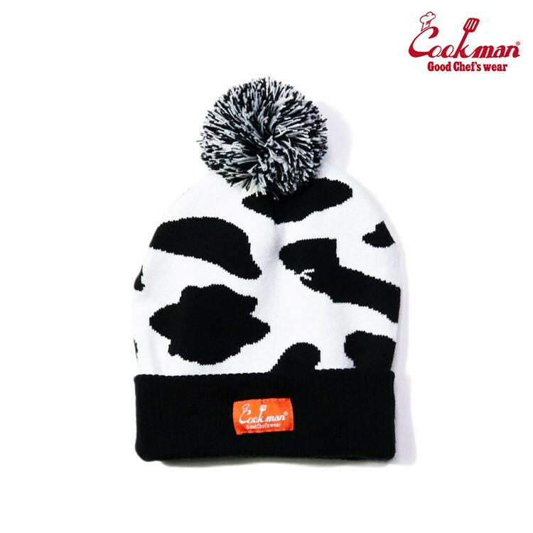 乐天商城 - 【公式・正規取扱】クックマン COOKMAN ビーニー Beanie Cow White 233-23173 ニットキャップ ストリート アメカジ ブランド メンズ レディース ユニセックス 男女兼用 送料無料