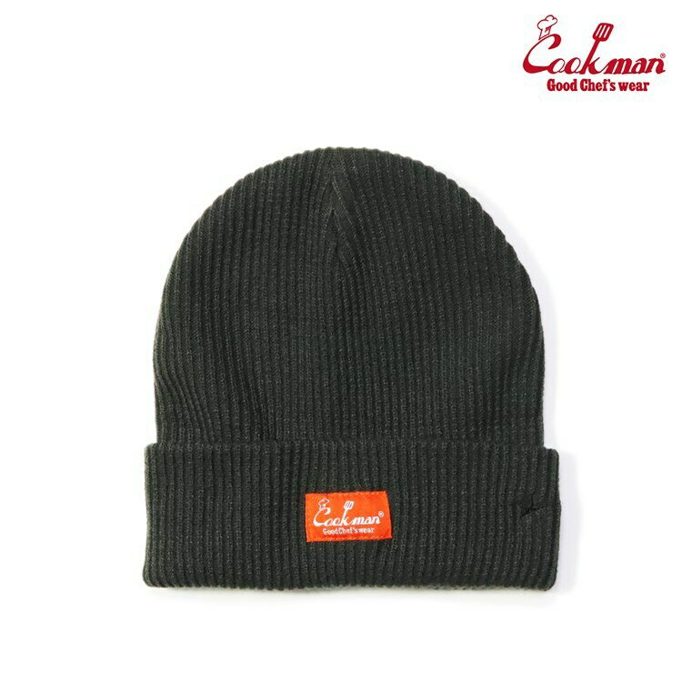 楽天ROOM ONLINE STORE【公式・正規取扱】クックマン COOKMAN ビーニー Beanie Logo Charcoal 233-23181 ニットキャップ ストリート アメカジ ブランド メンズ レディース ユニセックス 男女兼用 送料無料