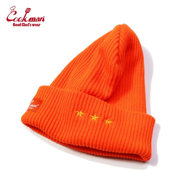 【公式・正規取扱】クックマン COOKMAN ビーニー Beanie Logo Orange 233-23182 ニットキャップ ストリート アメカジ ブランド メンズ レディース ユニセックス 男女兼用 送料無料