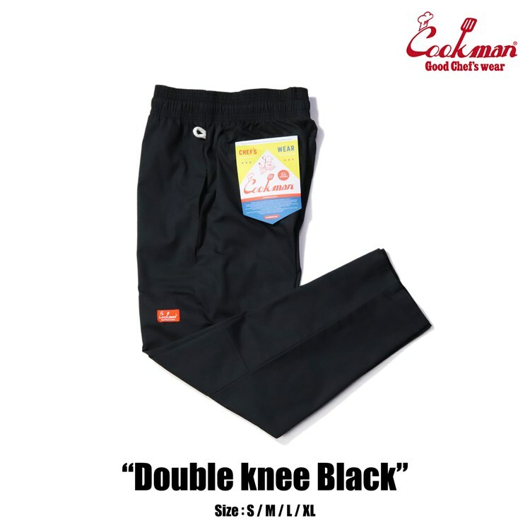 楽天ROOM ONLINE STORE【公式・正規取扱】クックマン COOKMAN Chef Pants Double knee Black 231-31831 Black シェフパンツ ストリート アメカジ ブランド メンズ 送料無料