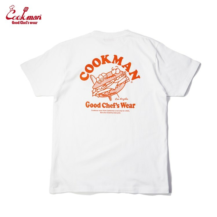 【公式 正規取扱】クックマン COOKMAN Tシャツ Hamburger White 231-31088 メンズ レディース ユニセックス 男女兼用 送料無料