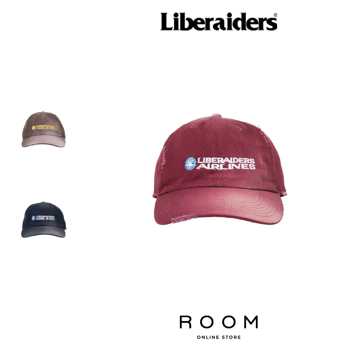 乐天商城 - 【公式・正規取扱】Liberaiders リベレイダース FADED AIRLINE CAP 739012601 メンズ レディース ユニセックス 送料無料