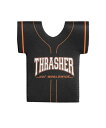 50%OFF【公式・正規取扱】HUF ハフ THRASHER JERSEY KOOZIE BLACK AC00732SU22 クージー ストリート ブランド メ...
