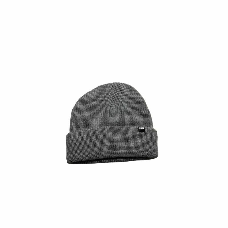 ハフ ニット帽 メンズ 【公式・正規取扱】HUF ハフ ESSENTIALS USUAL BEANIE GUNMETAL BN00060FA22 ニットキャップ ビーニー ニット帽 ストリート ブランド メンズ レディース ユニセックス 男女兼用