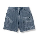 【公式 正規取扱】インターブリード INTERBREED Washed Denim Driving Short IB23SS-21 Light Indigo デニム ショートパンツ 送料無料