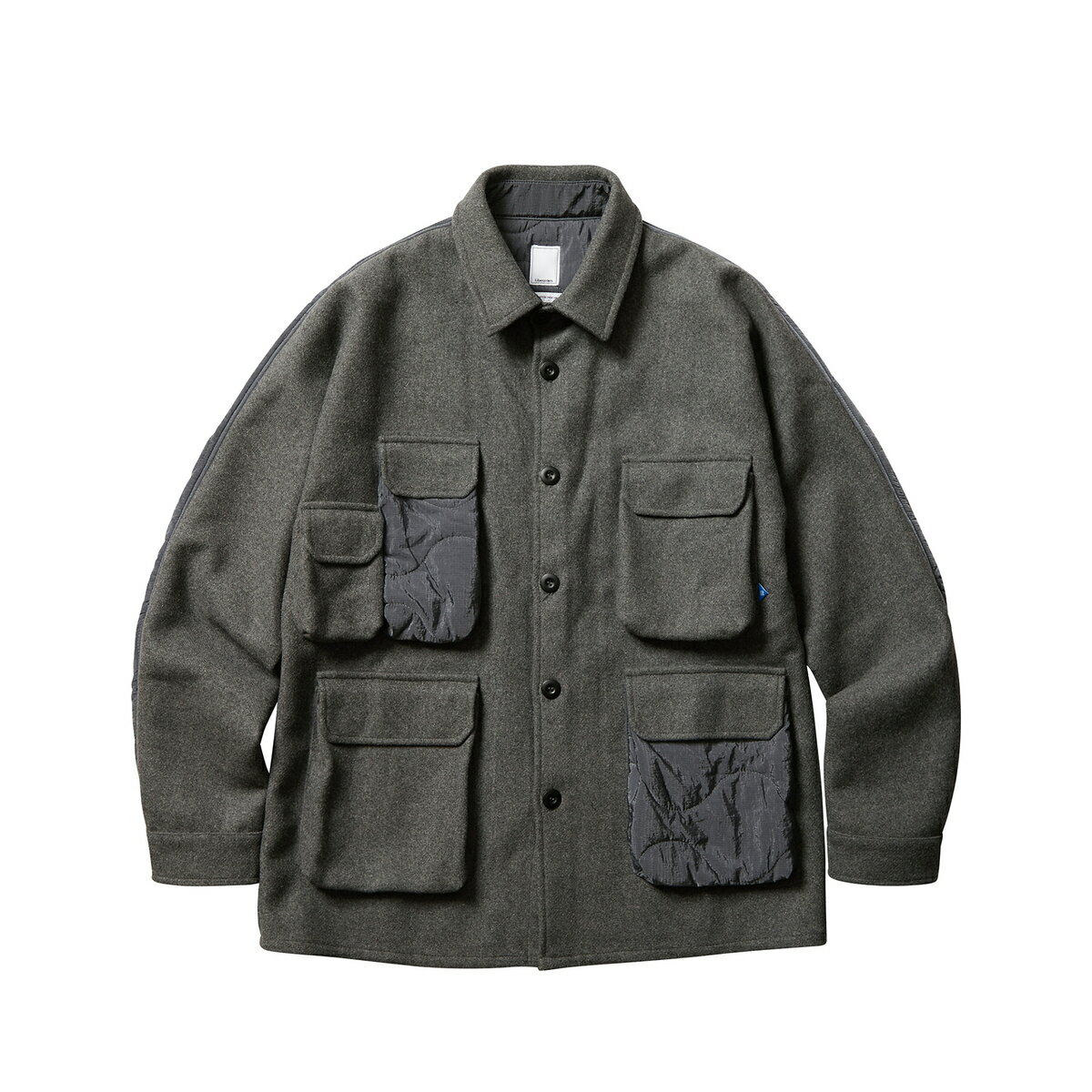 楽天ROOM ONLINE STORE30％OFF【公式・正規取扱】リベレイダース Liberaiders QUILTED UTILITY SHIRT JACKET GRAY 761012203 CPO ミリタリー シャツ ジャケット 送料無料