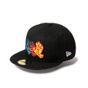【正規代理店】 ニューエラ キャップ NEW ERA 59FIFTY SANTA CRUZ 3スクリーミングハンド ブラック 14384271 サンタクルーズ スクリーミングハンド 帽子 メンズ レディース ユニセックス 男女兼用 送料無料