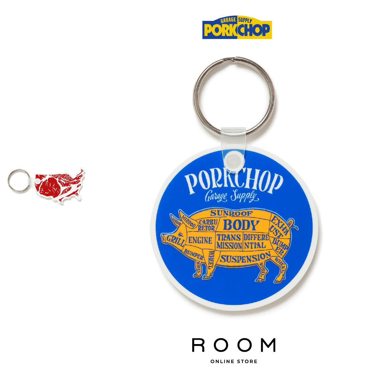 楽天市場】porkchop（キーホルダー・キーケース｜財布・ケース