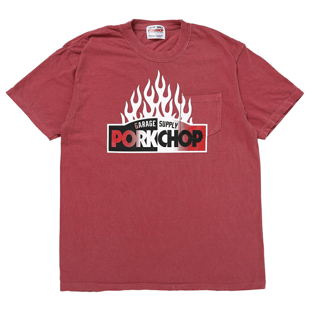 ڸ谷ۥݡåץ졼ץ饤 PORKCHOP GARAGE SUPPLY FIRE BLOCK POCKET TEE ...