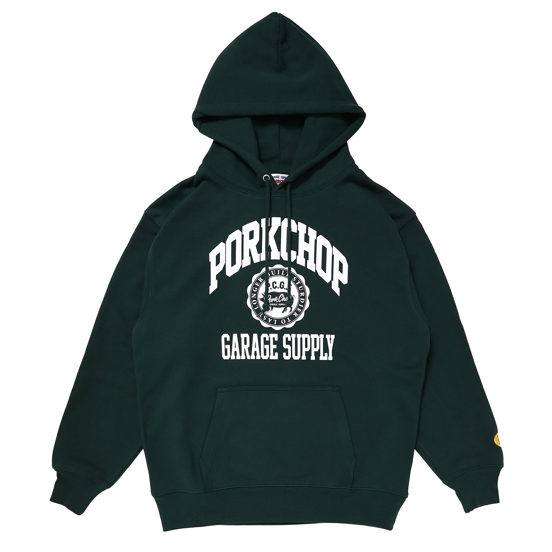 Ź ݡåץ졼ץ饤 PORKCHOPGARAGESUPPLY 2nd COLLEGE HOODIE FOREST...