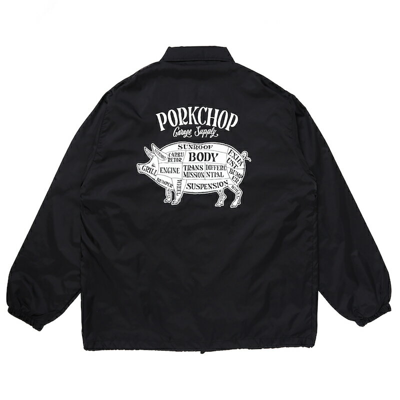 【正規代理店】 ポークチョップガレージサプライ PORKCHOPGARAGESUPPLY PORK BACK COACH JKT コーチジャケット ナイロンジャケット ストリート アメカジ ブランド メンズ 送料無料