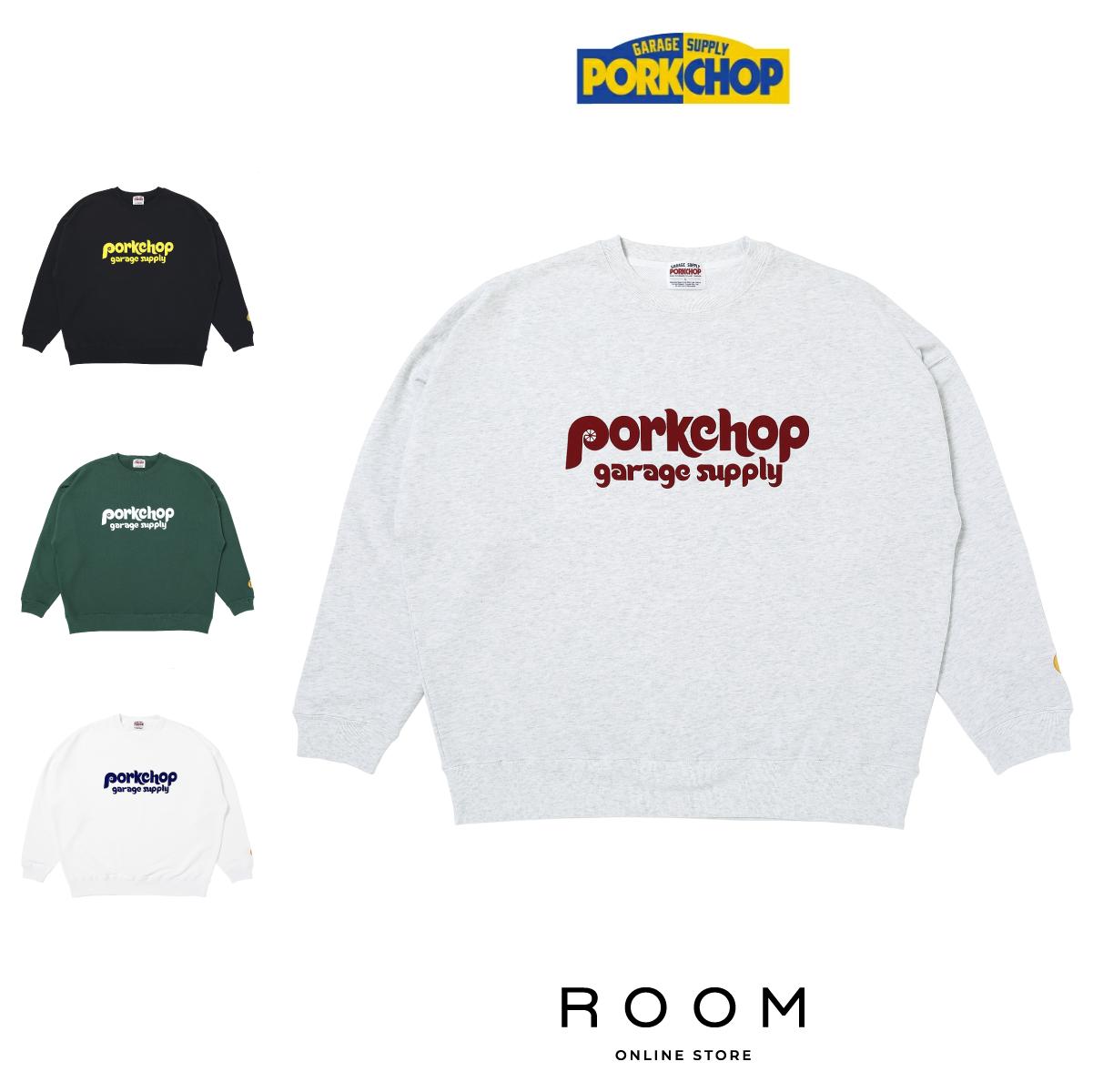 【公式・正規取扱】ポークチョップガレージサプライ PORKCHOP GARAGE SUPPLY WHEEL LOGO SWEAT スウェ..