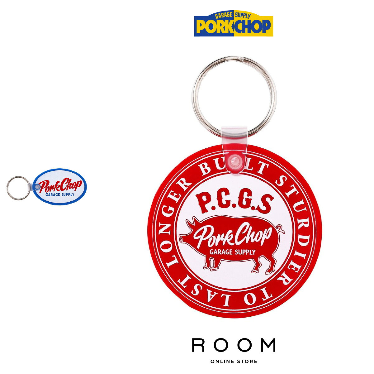 ポークチョップガレージサプライPORKCHOPGARAGESUPPLYKEY TAG 2025キーホルダー