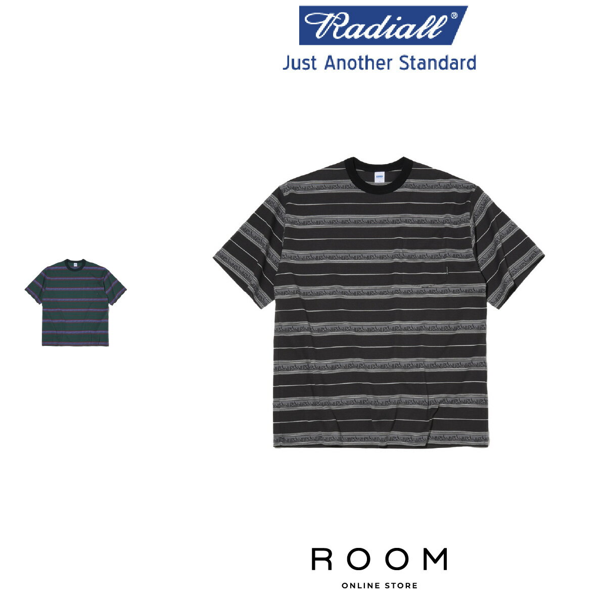【公式・正規取扱】ラディアル RADIALL LINCOLN PARK-CREW NECK T-SH