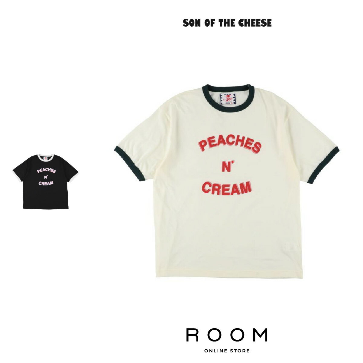 楽天ROOM ONLINE STORE【公式・正規取扱】 サノバチーズ SON OF THE CHEESEE PEACHES N' CREAM TEE SC2410-TS01 半袖 送料無料